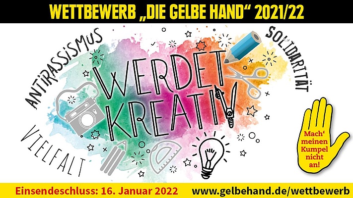 Gelbe Hand: Wettbewerb 2021/2022 gestartet
