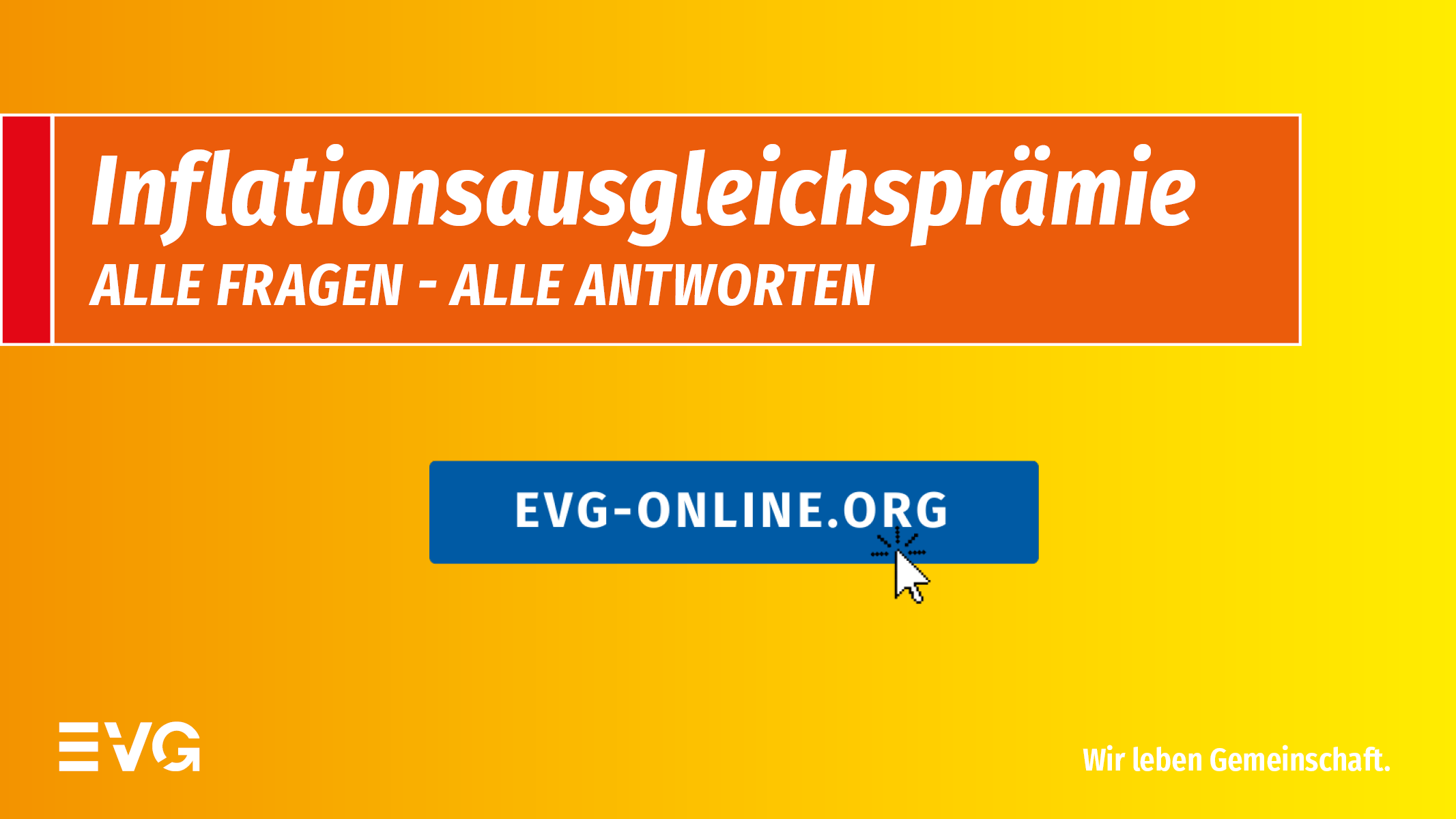 FAQ - Fragen zur Inflationsausgleichsprämie - EVG