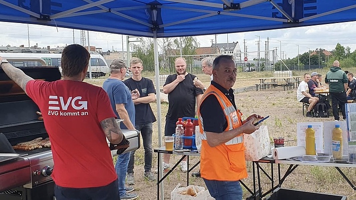 EVG bei DB Cargo in Magdeburg und Halle