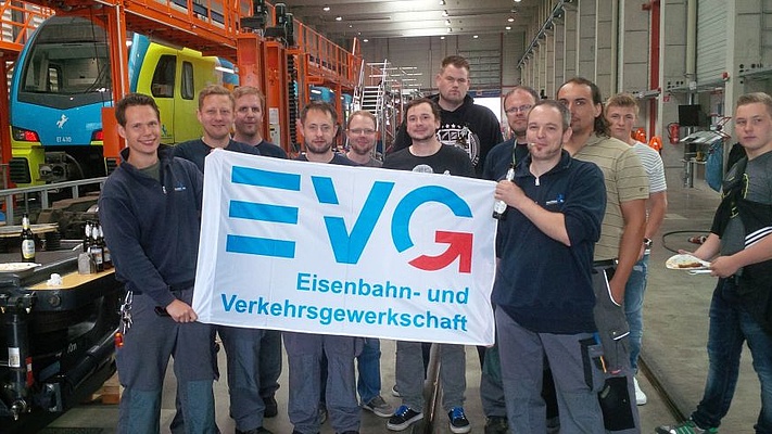 Betriebswerkstatt Rheine: EVG bedankt sich für zahlreiche Neueintritte!