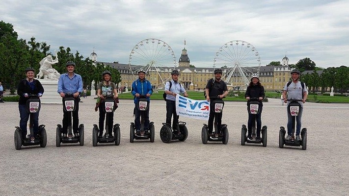 Segwaytour mit der Betriebsgruppe Netz RB Karlsruhe