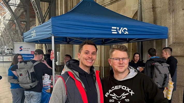 EVG-Tag am Leipziger Hauptbahnhof