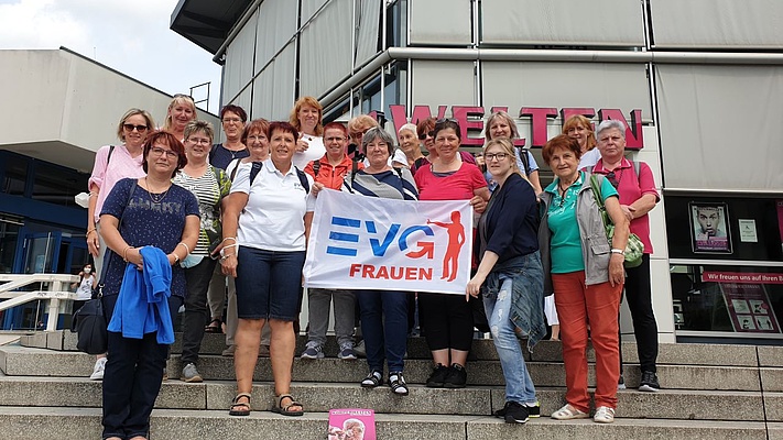 Die EVG-Frauen aus Sachsen-Anhalt auf Tour nach Berlin