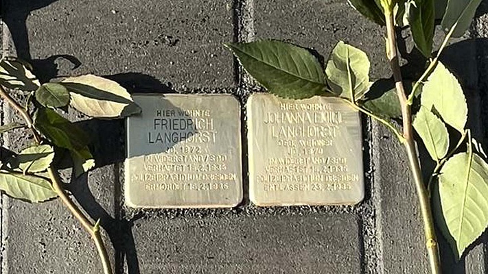 Stolpersteine für Dresdener Gewerkschafter:innen im antifaschistischen Widerstand