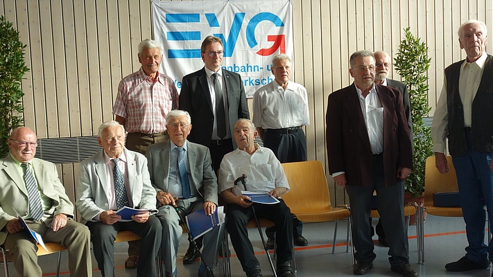 Ehrung der EVG-Jubilare 2018 in Mannheim