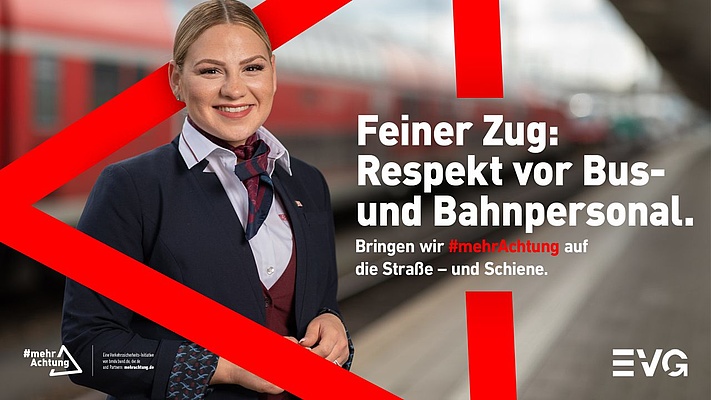 Mehr Achtung für Beschäftigte, mehr Bahnhöflichkeit – EVG beteiligt sich an neuer Kampagne