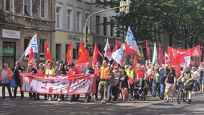 Tag der Arbeit: Rund 30.000 Menschen in Baden-Württemberg auf der Straße