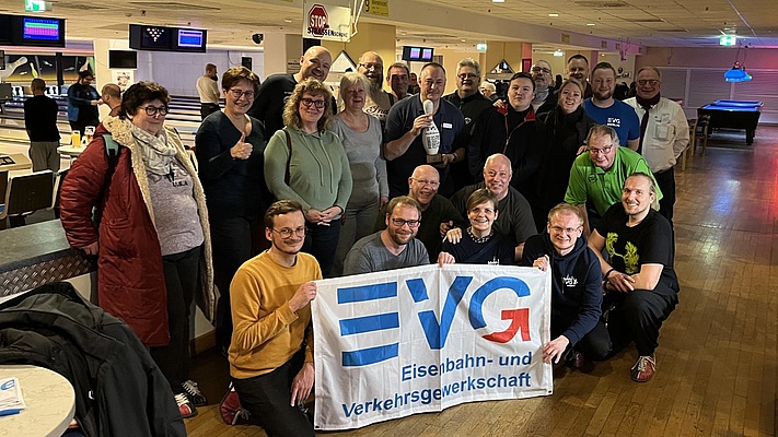 Neujahrsbowlen der BG S-Bahn Berlin