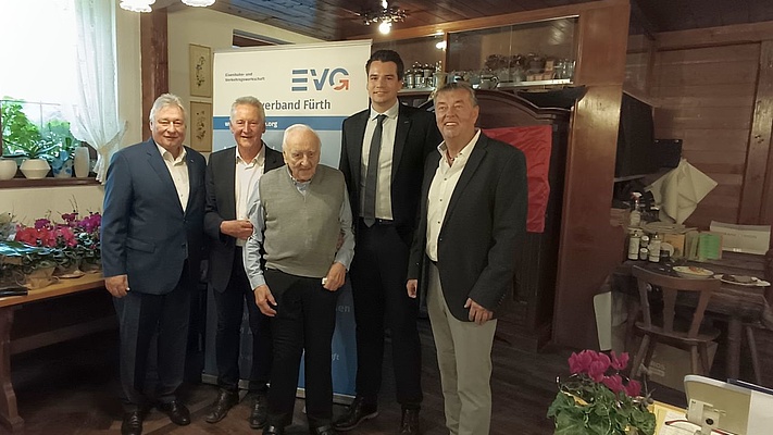 Jubilarehrung OV Fürth: 80 Jahre Mitglied in unserer Gewerkschaft