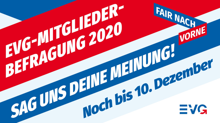 Fair nach vorne: EVG-Mitgliederbefragung gestartet!