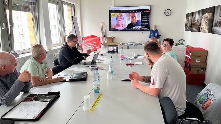 OV Halle: Vorbereitung Sommerfest und die Auswertung Streikmaßnahmen