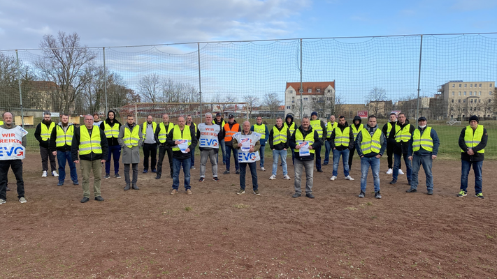 Weiterer Warnstreik beim Eisenbahnlaufwerk Halle (ELH)