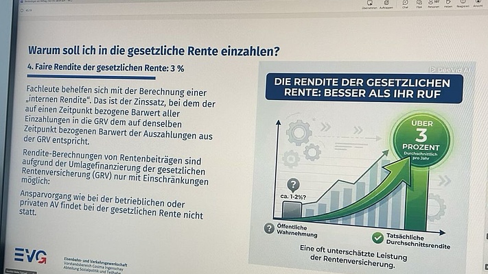 Rentenlügen? Nicht mit uns! Seminare klären auf