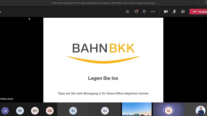 Jahresabschluss-Meeting DB Personalservice