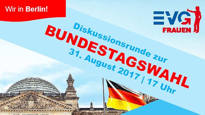 31. August: Diskussionsrunde zur Bundestagswahl