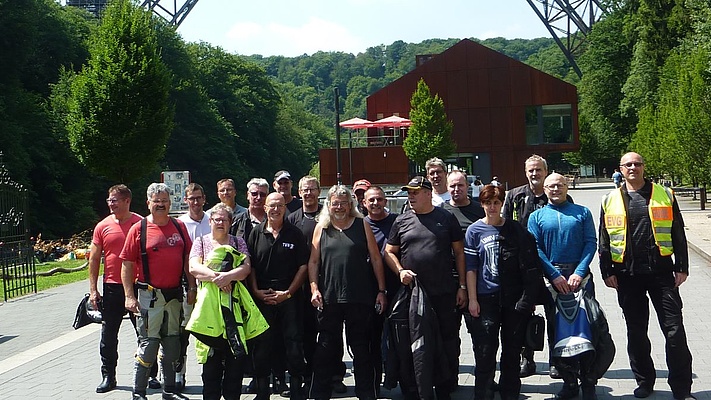 OV Hamm-Bielefeld: EVG - Biker zur Müngstener Brücke