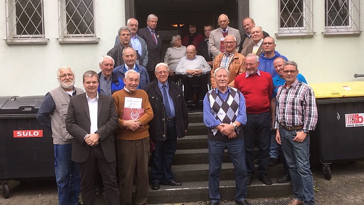 Jubilare des Ortsverbandes Bingen erhalten Auszeichnung