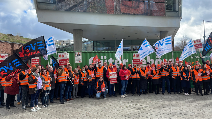 Protest bei DB Cargo: „Der Vorstand muss weg"