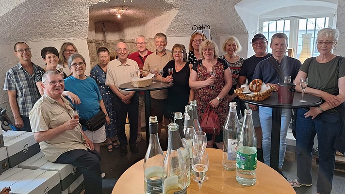 Seniorengruppe Mainz zu Besuch in der Sektkellerei Goldhand