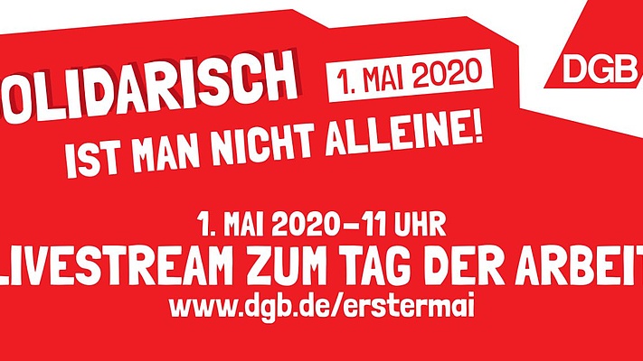 Livestream am 1. Mai 2020 zum Tag der Arbeit