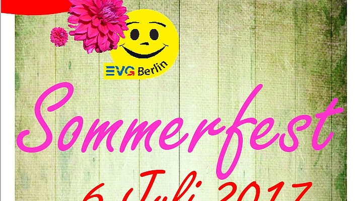 Sommerfest des Ortsverbandes Berlin am 6. Juli