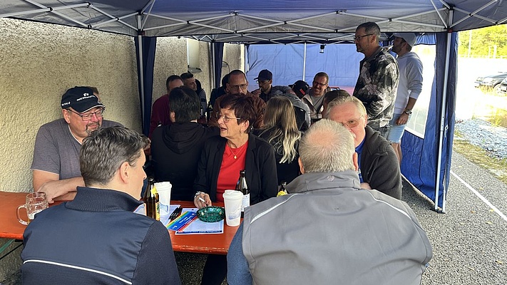 EVG-Betriebsgruppe feiert Sommerfest bei der Länderbahn in Zwiesel