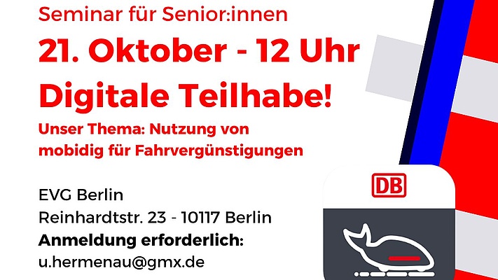 Digitale Teilhabe - Seminar für Seniorinnen und Senioren