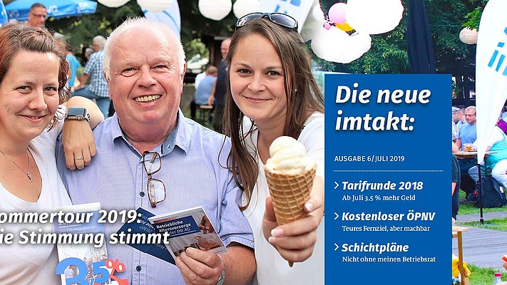 Imtakt im Juli: Sommertour, Schichtarbeit, Sozialpolitik