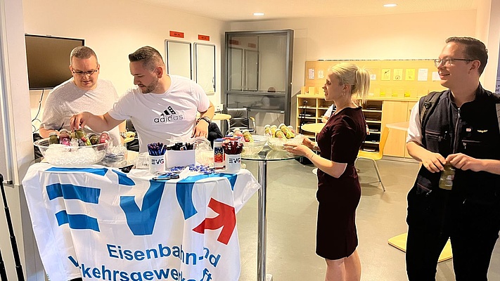 Betriebsgruppe DB Fernverkehr: Mit Smoothies zur Gemeinschaft!