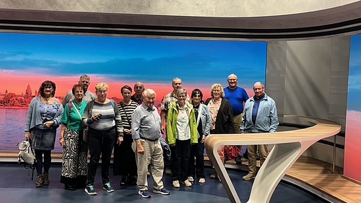 Besuch der EVG-Senioren im SWR-Funkhaus Mainz