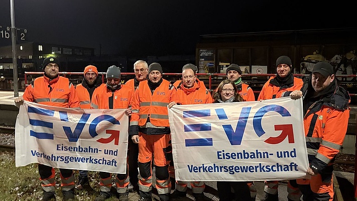Erfolgreicher Warnstreik bei Regio Infra Nord-Ost