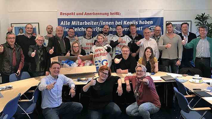 Streik Keolis / eurobahn: Welle der Solidarität reißt nicht ab