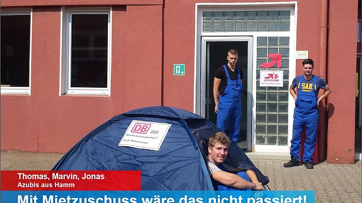 NaWuTV: Campen für den Mietzuschuss - jetzt mitmachen!