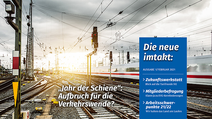 Imtakt im Februar: Herzlich willkommen im Jahr der Schiene!
