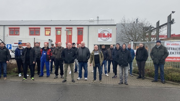 Erfolgreicher Warnstreik beim Eisenbahnlaufwerk Halle (ELH)