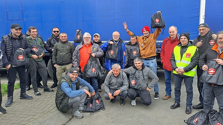 Versuchter Lohnraub: Protest von Lkw-Fahrern erfolgreich