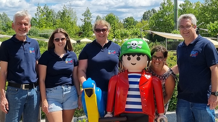 Aktionstag des EVG-Ortsverbands Nürnberg für Familien im Playmobil Funpark Zirndorf