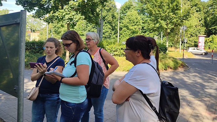 Digitale Schnitzeljagd der EVG-Frauen des OV Fürth