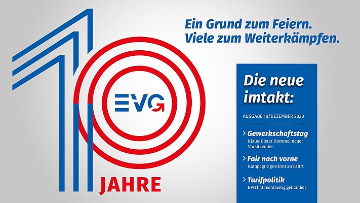 Imtakt im Dezember: 10 Jahre EVG - 10 Jahre bestimmende Kraft in unserer Branche