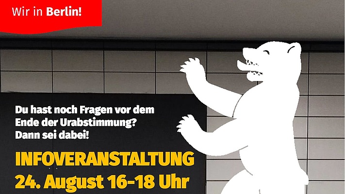 EVG Berlin: Du hast noch Fragen zur Urabstimmung? Infoveranstaltung am 24. August