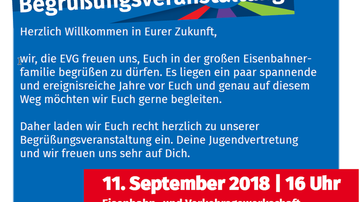 Begrüßungsveranstaltung für Auszubildende in Berlin