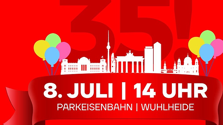 Familienfest am 8. Juli! Wir feiern.