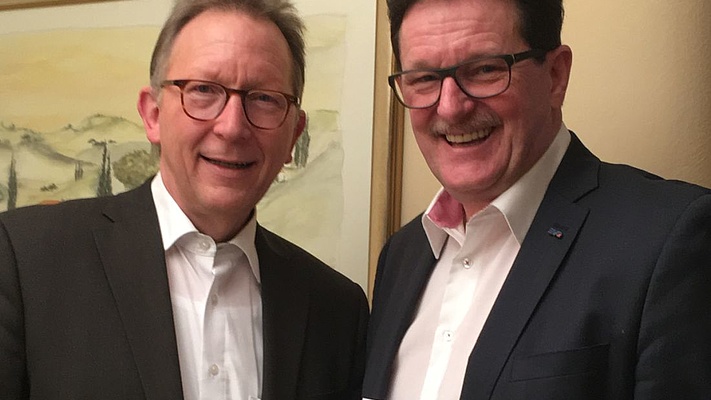 Arnold Fischer im Gespräch mit MdB Erwin Rüddel (CDU)