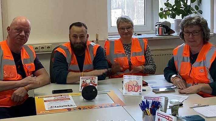 Wir sind orange – wir sind laut: Treffen Betriebsgruppe DBS Südost IFM/FZD