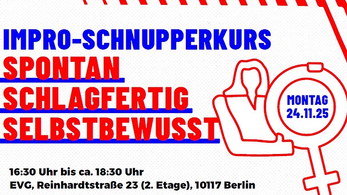 Impro-Schnupperkurs: Spontan, schlagfertig, selbstbewusst