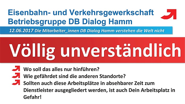 DB Dialog: Ankündigung der Standortschließung Hamm stößt auf Wut und Unverständnis