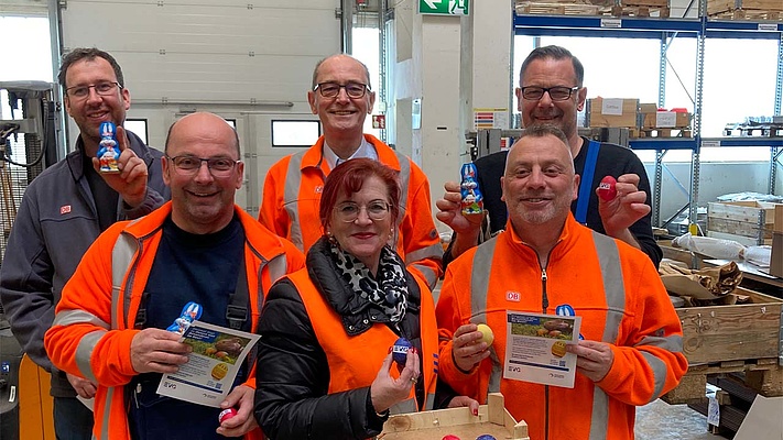 Osteraktion im Signalwerk Wuppertal - Außenstelle Magdeburg