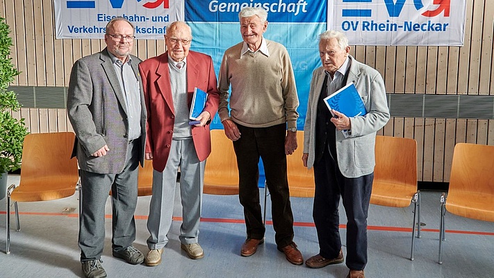 EVG-Ortsverband Rhein-Neckar: Jubilarehrung 2023