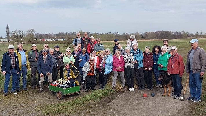 Bosseln der Wandergruppe OV Braunschweig