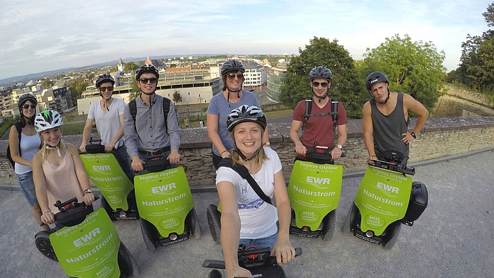 EVG-Jugend tourt mit Segway durch Mainz